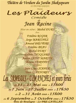Affiche de Les Plaideurs