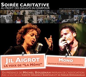 Affiche de Concert Chanson française au profit des Enfants du Darfour