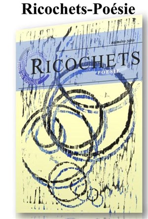 Affiche de Lancement de la revue Ricochets-Poésie