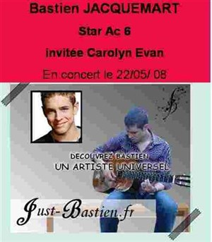 Affiche de Bastien Jacquemart en concert