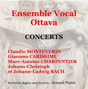 Affiche de Musique baroque italienne, française et allemande accompagnées au clavecin.