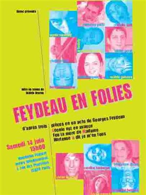 Affiche de Feydeau en Folies