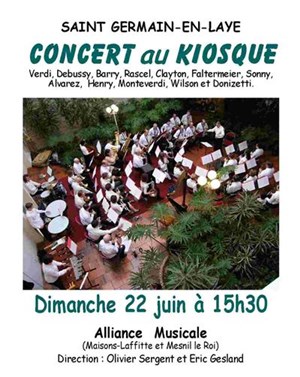 Affiche de Alliance au Kiosque de St Germain en laye