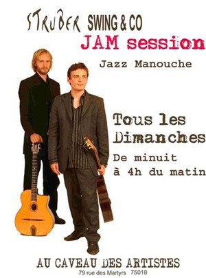 Affiche de La jam du dimanche au caveau des artistes