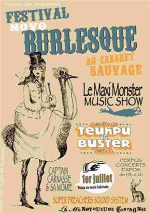 Affiche de Novo Burlesque Festival