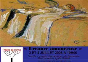 Affiche de Errance Amoureuse