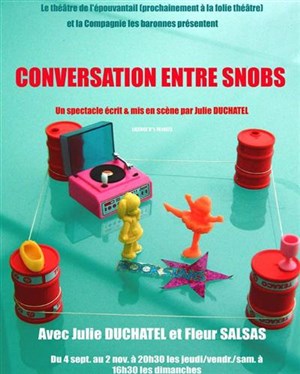 Affiche de Conversation entre snobs