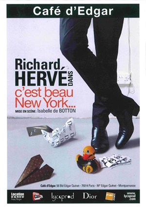 Affiche de Richard Hervé dans C'est beau New York