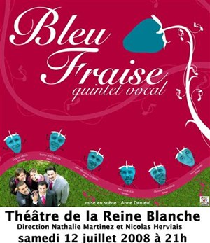 Affiche de Bleu Fraise | La Reine Blanche