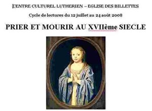 Affiche de Prier et mourir au XVIIème siècle