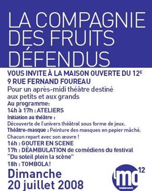 Affiche de Journée festive autour du Théâtre