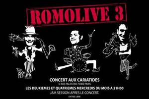 Affiche de Romolive Session vs Michael Havard @ Les Cariatides