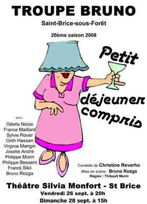 Affiche de Petit déjeuner compris | Le Théâtre Silvia Monfort