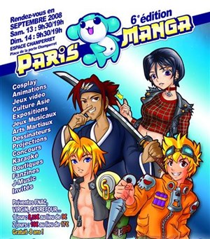 Affiche de Salon Paris Manga
