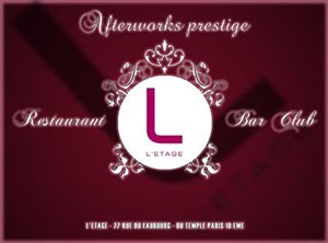 Affiche de Afterwork Prestige | Les Voutes Saint-Honoré