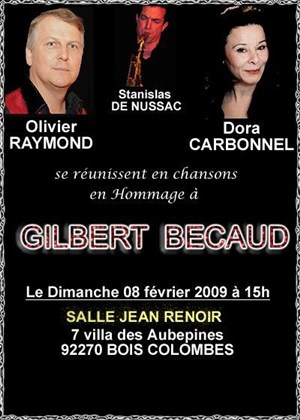 Affiche de Olivier Raymond chante Becaud