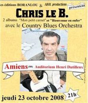 Affiche de Chris le B. | Auditorium Henri Dutilleux