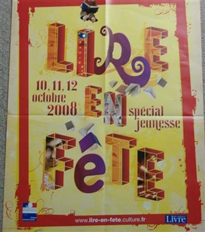 Affiche de Lire en Fête - écriture