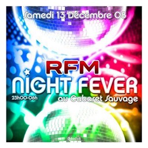 Affiche de RFM Night Fever spécial St Valentin