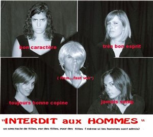 Affiche de Interdit aux Hommes