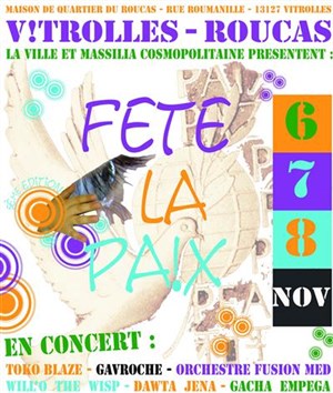 Affiche de Fête la Paix 2008