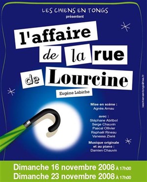 Affiche de L'affaire de le rue de lourcine | Laurette Théâtre