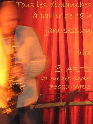 Affiche de Jam session des 3 arts