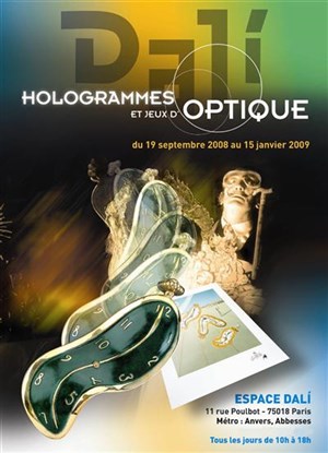 Affiche de DALI - Hologrammes et jeux d'optique