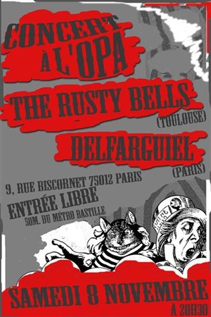 Affiche de Delfarguiel – The Rusty Bells (Toulouse)