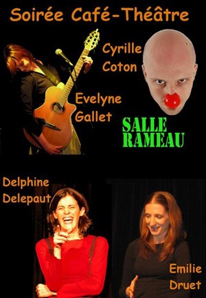 Affiche de soirée café théatre