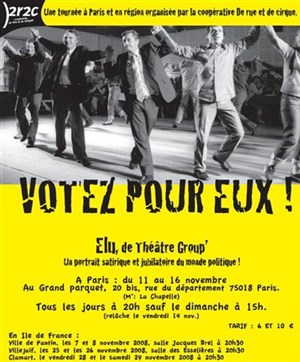 Affiche de ELU du théâtre Group' | Grand Parquet