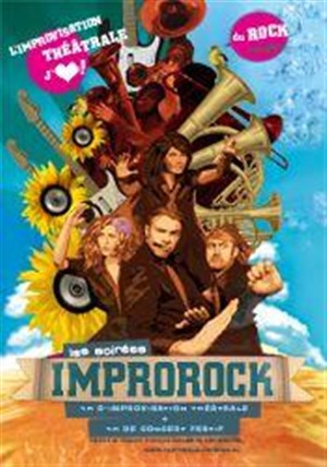 Affiche de Soirée IMPROROCK (concert live et improvisations théâtrales)