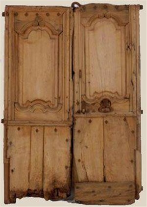 Affiche de Un mari à la porte d'Offenbach, suivi de Le Baiser à la porte de C. Lecoq