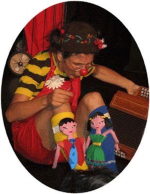 Affiche de Les Acolytes de Marguerite - clown, musique, marionnettes