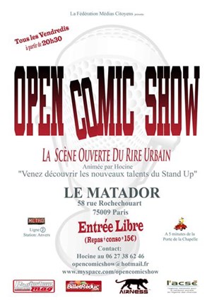 Affiche de Open Comic Show