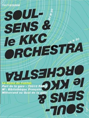 Affiche de Jazz & Rap à La Dame de Canton - KKC Orchestra & Soul'Sens