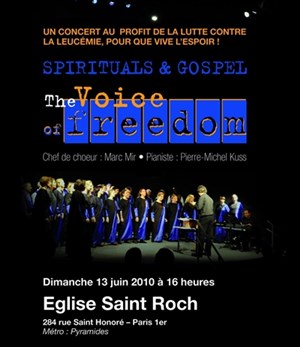 Affiche de The Voice of Freedom | Eglise Saint Roch