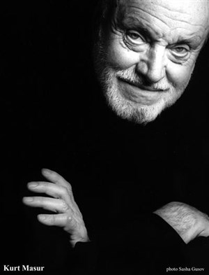 Affiche de Kurt Masur dirige l'Orchestre National de France
