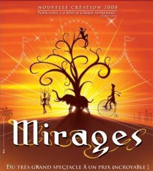 Affiche de Mirages - Cirque Arlette Gruss