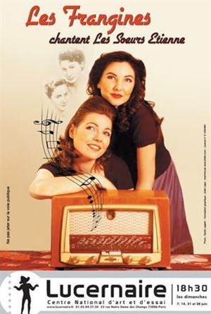 Affiche de Les frangines chantent les soeurs Etienne