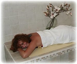Affiche de Hammam - Soin du visage - Soin relaxant | Offre de noël