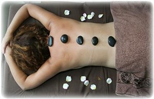 Affiche de Massage aux pierres chaudes