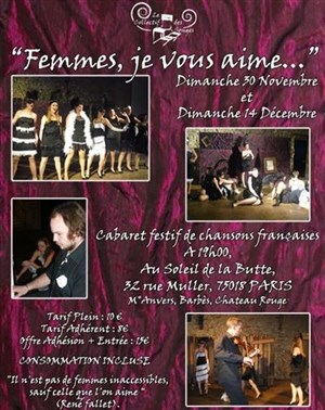 Affiche de Femmes, je vous aime