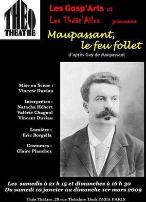 Affiche de Maupassant, le feu follet