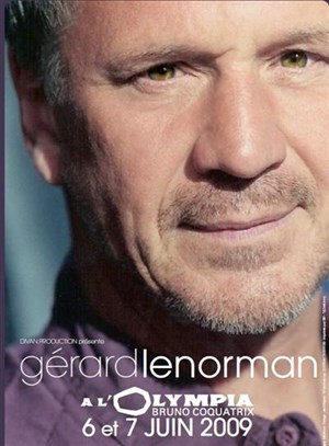 Affiche de Gérard Lenorman à l'Olympia