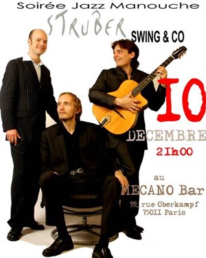 Affiche de StruberSwing | au Mecano Bar