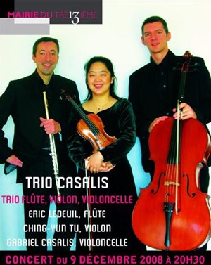 Affiche de Concert Trio Casalis