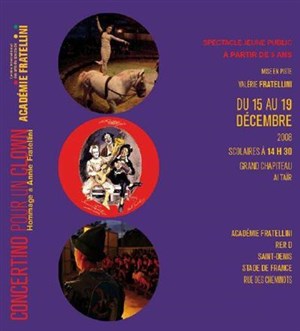 Affiche de Concertino pour un clown