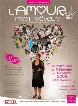 Affiche de l'amour fort rêveur