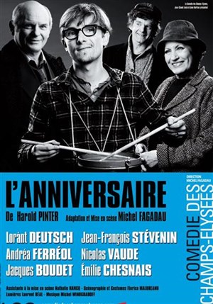 Affiche de L'anniversaire de Harold Pinter avec Lorant DEUTSCH